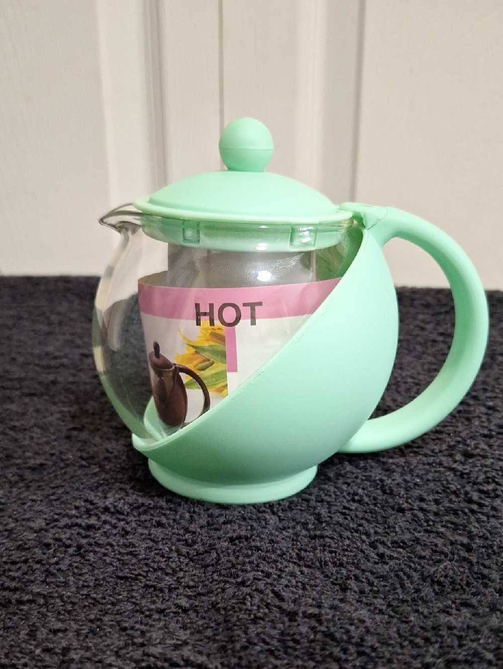 Primula Half Moon Tea Pot Coffee Pot - Mint Green
